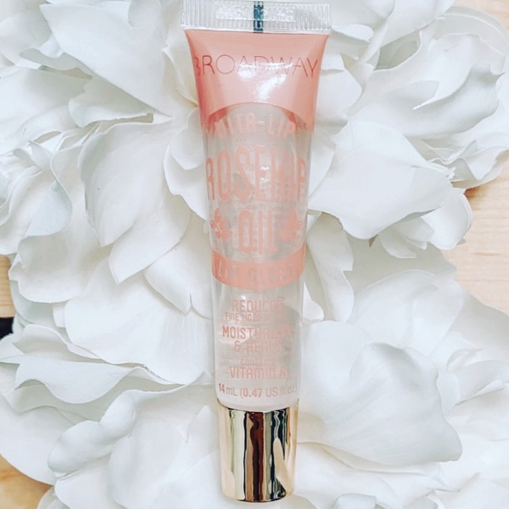 Rose hip oil lip gloss